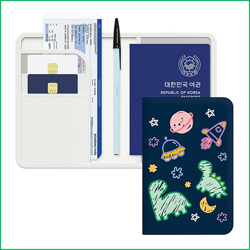 저스트포유 그림일기 해킹방지 여권 케이스