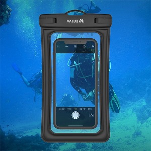 [밸류엠] IPX8 인증 스마트폰 암밴드 방수팩(대형)